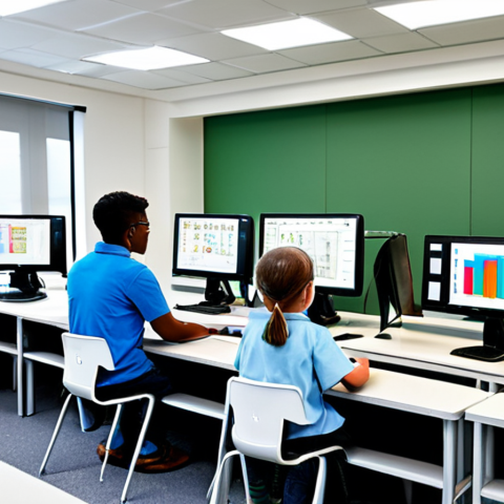 미술 교육과 빅데이터 분석 - Data-Driven Art Education**

"A bright and modern classroom setting, students fully clothed in appro...