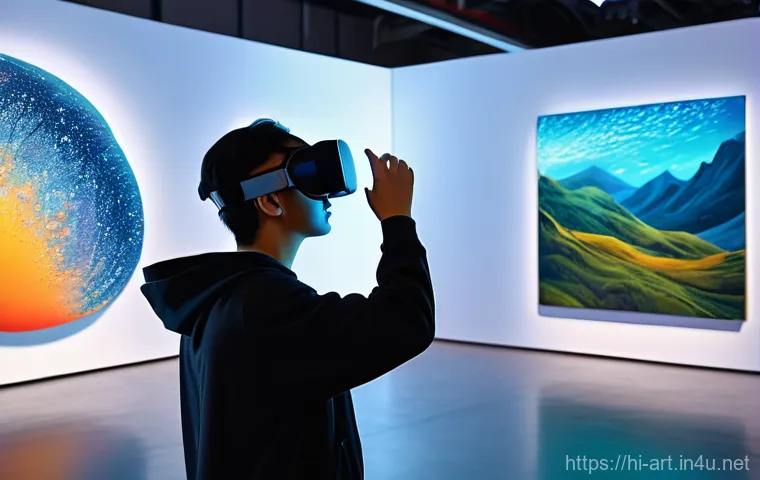 미술에서의 인터뷰 및 비평 방법 - **A Collaborative Art Discussion:** A young female artist, dressed in stylish yet comfortable studio...